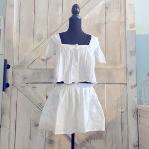 A sweet white sweater